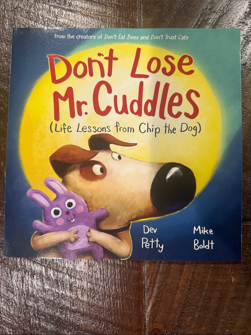 "Don't Lose Mr. Cuddles" Children's Book - Blue/Yellow Cover